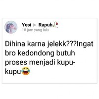 Kedondong nggak ada hubungannya sama kupu-kupu, Panjul.. Makanya kalau pas kelas Biologi jangan bolos melulu deh. Foto: Instagram/@feisbuk.id