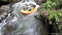 Wisata rafting di Sungai Pekalen, kaki Gunung Argopuro, Kabupaten Probolinggo (M Rofiq/detikTravel)