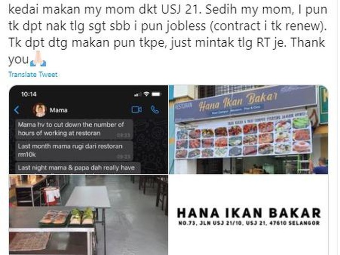 Kisah Wanita Bantu Viralkan Resto Ibunya