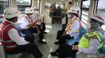 Momen Budi Karya Jajal LRT Jabodebek