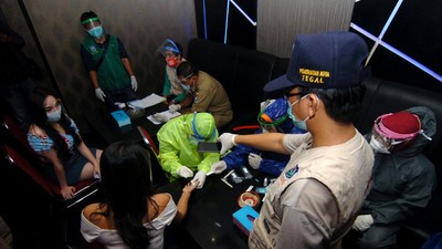 Puluhan LC Karaoke di Tegal jadi Sasaran Rapid Test