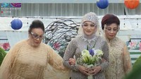 Nathalie Holscher masuk ke pelaminan digandeng oleh sang nenek yang datang dari Belanda. (Foto: dok. YouTube Rans Entertainment)