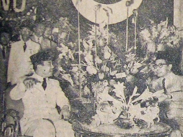 Presiden Sukarno dalam konvensi Masyumi tahun 1954 (Wikipedia Commons)