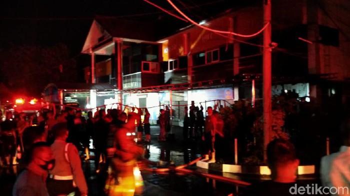RTMC Polda Jatim Terbakar