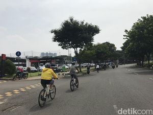 Tempat Kolonel TNI Dibegal Termasuk Jalur Gowes Hits di Bintaro
