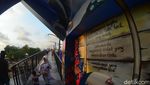 Foto-foto Skywalk Pantai Barat Pangandaran Dipermak