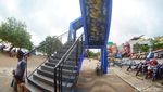 Foto-foto Skywalk Pantai Barat Pangandaran Dipermak