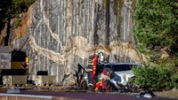 Biasanya, petugas penyelamat mendapatkan kendaraan pelatihan mereka dari tempat pembuangan sampah. Mobil-mobil itu seringkali berumur hingga dua dekade. Foto: Volvo