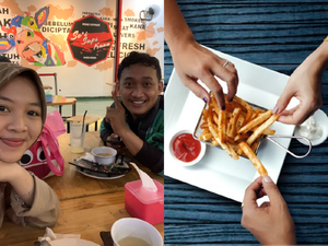 Bikin Baper! Netizen Ajak Driver Ojol Makan Bareng di Restoran