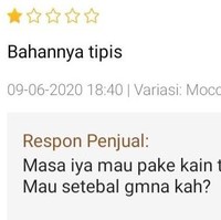 Disaranin pakai kain terpal lagi kan jadinya.. Foto: Twitter/@txtdarionlshop