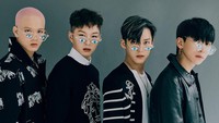 Sub-unit BTOB ini beranggotakan Minhyuk, Eunkwang, Hyunsik, dan Peniel. (Foto: dok. Cube Entertainment/KakaoTV)  