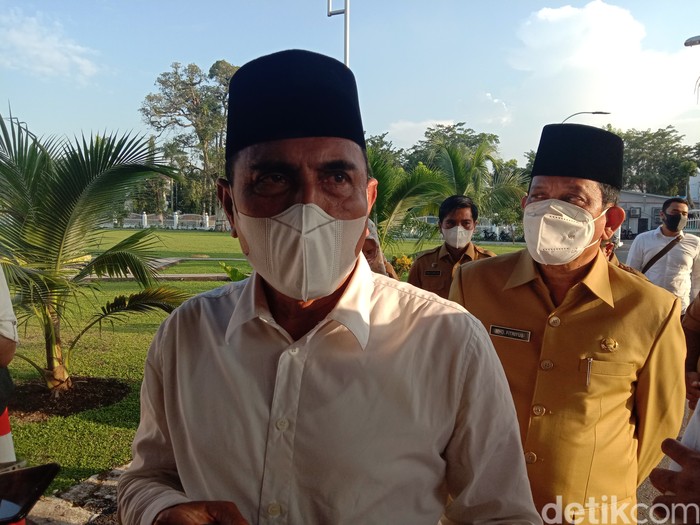 Gubernur Sumatera Utara (Gubsu) Edy Rahmayadi (Ahmad Arfah/detikcom)