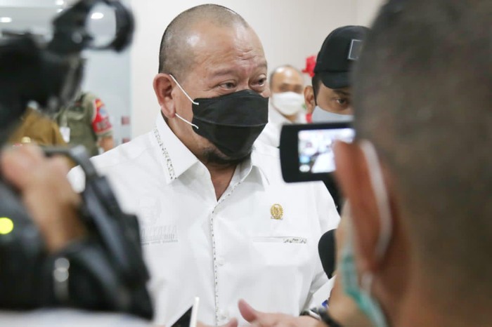 La Nyalla saat Kunjungan ke Pemmprov Sulawesi Utara