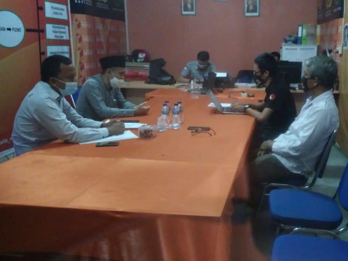 Salman Alfarisi memenuhi panggilan Bawaslu Medan (Datuk-detikcom)