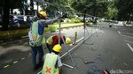 Sempat Molor, Penataan PKL Higienis di Jalan Raden Fatah Mulai Dikerjakan