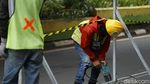 Sempat Molor, Penataan PKL Higienis di Jalan Raden Fatah Mulai Dikerjakan