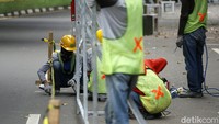 Setelah selesai pekerjaan fungsi dan lokasi parkir akan dikembalikan seperti semula.