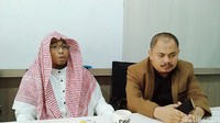 Maaher At-Thuwailibi melaporkan Nikita Mirzani karena komentarnya soal kepulangan Habib Rizieq Shihab yang membuat ulah. (Foto: Hanif/detikcom)  