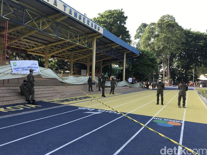 Vandalisme Jogging Track Alun-alun Tangerang