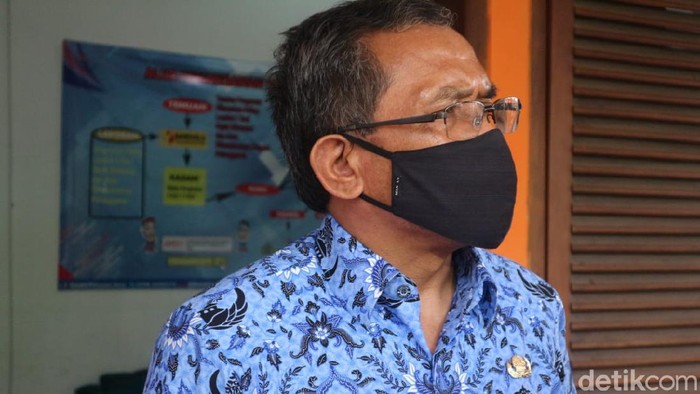 Bupati Blora Djoko Nugroho usai dipanggil Bawaslu Blora, Selasa (17/11/2020).
