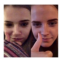 Aku sering dibilang mirip Emma sejak kecil. Aku tidak pernah berpikir aku cukup mirip dia sampai bisa membuat sesuatu dari itu tapi aku mulai membuat Instagram dan mengunggah beberapa foto di Reddit yang membuktikan aku salah, katanya dilansir Bored Panda. Foto: Instagram @ellanortonnnn