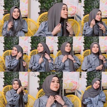 7 Tutorial Hijab Ala Lesti Kejora Hijab Segi Empat Hingga Pashmina