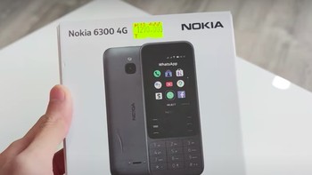 Kemasan Nokia 6300 4G yang dijual di Vietnam. Secara desain, Nokia 6300 4G cukup identik dengan wujudnya di masa silam, ketika keluar tahun 2006. Foto: YouTube
