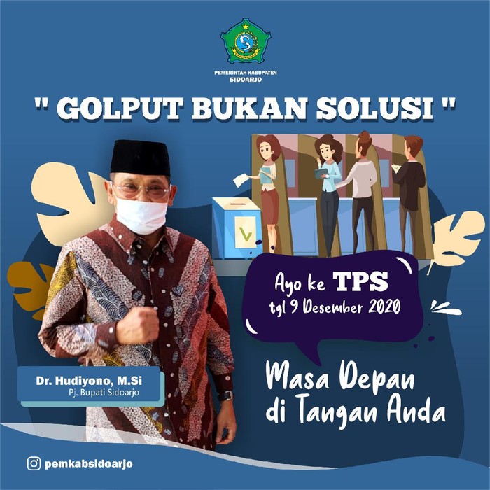 Pj Bupati Sidoarjo Hudiyono