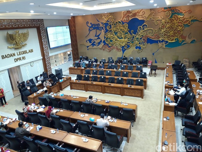 Rapat Baleg DPR RI soal RUU Minuman Beralkohol (Rahel Narda Chaterine/detikcom).