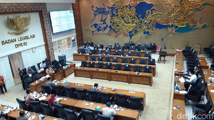 Rapat Baleg DPR RI soal RUU Minuman Beralkohol (Rahel Narda Chaterine/detikcom).