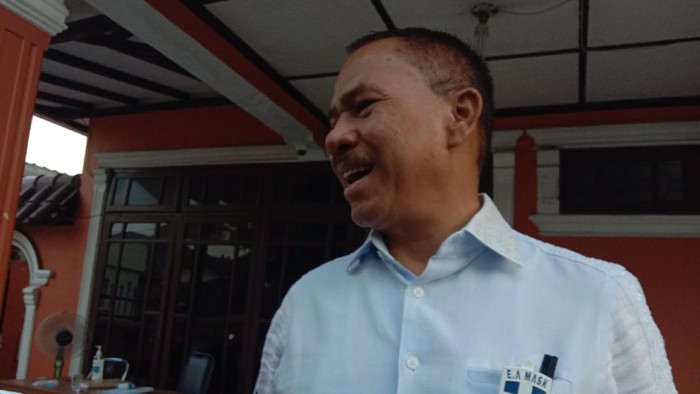 Salah satu Dewan Pembina Timses Bobby Nasution-Aulia Rachman, Maruli Siahaan (detikcom)