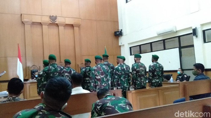 Sidang Kasus 11 Prajurit TNI Keroyok Jusni