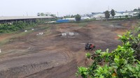 CEO BOS Djoko Iman Santoso mengatakan Hidden Valley Track” Baja Otomotif Superblok (B.O.S) bisa mengakomodir olahraga Motocross, flat track, grass track, gravel bike, mountain bike dan mobil Sport Utility Vehicle Car. Foto: Ridwan Arifin