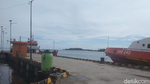 Suasana di Kepulauan Mentawai pascagempa M 6,3 di laut pada jarak 109 km barat laut Tuapejat (Jeka Kampai/detikcom)