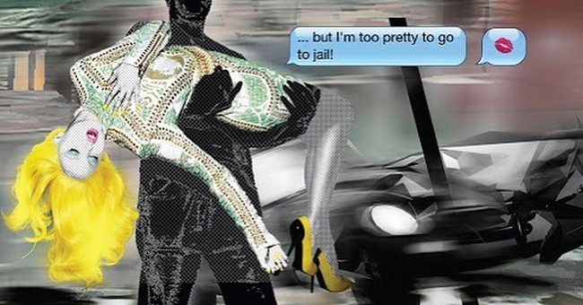 Inilah salah satu unggahannya yang jadi kontroversi. Dalam unggahannya pada bulan Maret itu, Annah mengunggah ilustrasi yang dibuatnya dengan gambar wanita yang digendong sosok pria hitam. Ada tulisan yang jika diartikan: aku terlalu cantik untuk dipenjara.  Foto: Instagram @theannadelvey