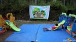 Asyik, Ada Fasilitas Bermain untuk Anak di Barak Pengungsi Merapi