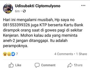 Kronologi Profesor ITS Dibegal Saat Gowes