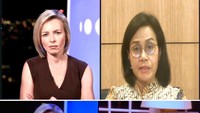 Pada acara itu mereka membahas kebijakan-kebijakan menghadapi dampak COVID-19 terhadap ekonomi riil dan peran sektor keuangan untuk pemulihan ekonomi. Istimewa/Dok. Facebook Sri Mulyani.