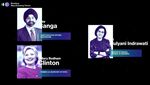 Begini Potret Sri Mulyani Virtual Meeting dengan Hillary Clinton