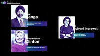 Dalam acara itu Sri Mulyani juga menegaskan bahwa pentingnya kerjasama global dan multilateralisme dalam mendorong ekonomi. Istimewa/Dok. Facebook Sri Mulyani.