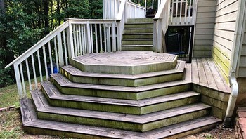 Nggak bakal kepeleset dari tangga lagi deh setelah dibersihkan begini. Foto: mikehocksbig via Bored Panda