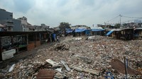 Aktivitas perdagangan di Pasar Pos Duri tampak bergeliat usai kebakaran melanda kawasan tersebut bulan Agustus lalu.