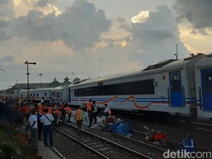 7 Gerbong Kereta Api Tempuh Jarak 2,3 Km Saat Meluncur Sendiri