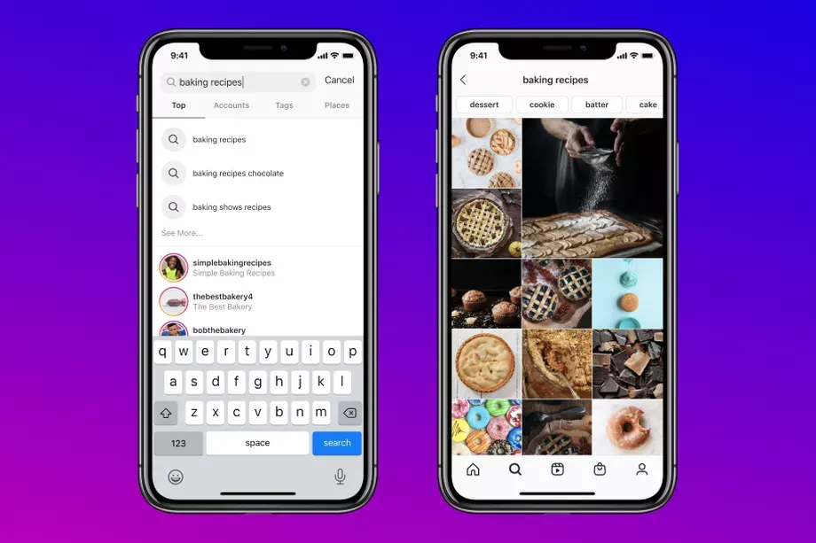 instagram keyword
