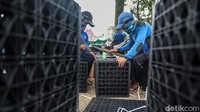 Satu sumur resapan membutuhkan 54 modular tank dengan total volume panjang 4 meter, lebar 3 meter dan kedalaman 1,5 meter.