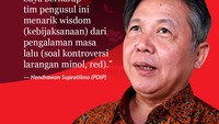 Hendrawan Supratikno (PDIP): Saya berharap tim pengusul ini menarik wisdom (kebijaksanaan) dari pengalaman masa lalu (soal kontroversi larangan minol, red).