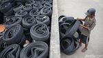Meraup Untung dari Bisnis Limbah Ban Bekas