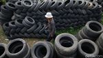 Meraup Untung dari Bisnis Limbah Ban Bekas
