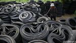 Meraup Untung dari Bisnis Limbah Ban Bekas