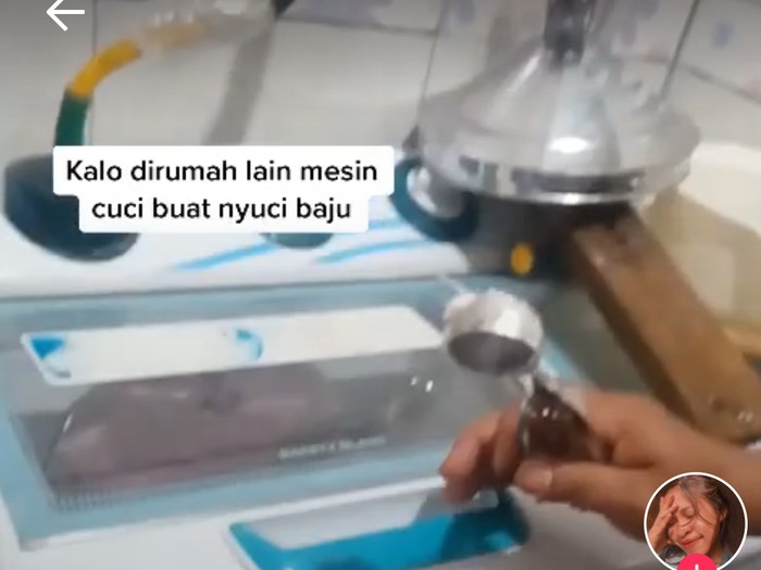 Netizen Ini Pamer Mesin Cuci Jadi Mesin Es Putar